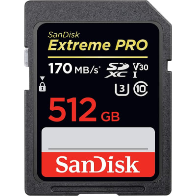 SANDISK 512GB EXTREME PRO SD CARD 170MBPS | Memory and Storage
