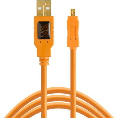 TETHERPRO USB 2.0 TYPE-A MALE TO MINI-B MALE CABLE CU8015-ORG | Other Accessories
