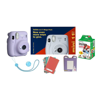 FUJIFILM INSTAX MINI 11 MEGA PACK (LILAC PURPLE)