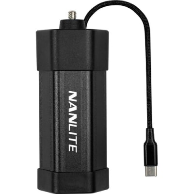 NANLITE PAVOTUBE II 6C NP-F BATTERY GRIP WITH USB-C CABLE