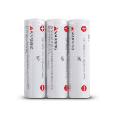 ZHIYUN 18650 BATTERIES 3.7V 2000MAH FOR CRANE 2/ WEEBILL LAB/ CRANE 3 LAB (SET OF  3)