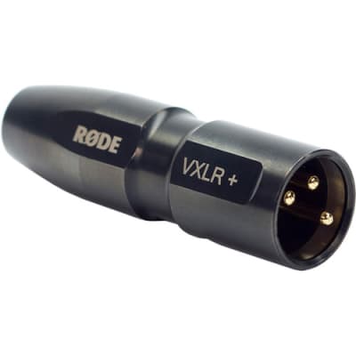 RODE VXLR+ 3.5MM TRS FEMALE TO XLR MALE ADAPTER WITH PHANTOM POWER CONVERTER