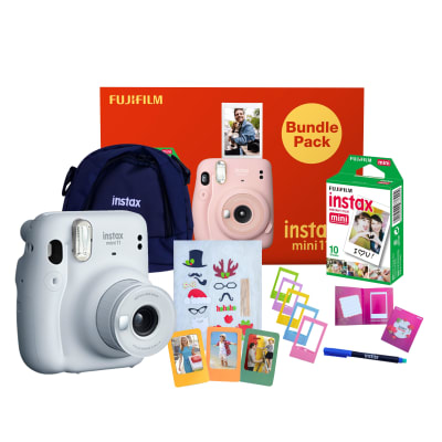 FUJIFILM INSTAX MINI 11 INSTANT FILM CAMERA BUNDLE ICE WHITE | Digital Cameras