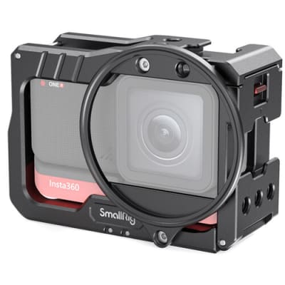 SMALLRIG 2901 VLOGGING CAGE WITH 52MM FILTER ADAPTER FOR INSTA360 ONE R 4K EDITION