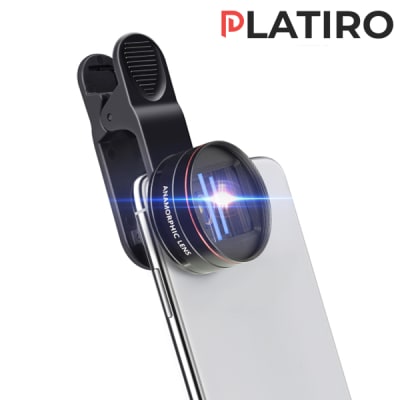 PLATIRO ROUND 1.33X ANAMORPHIC LENS FOR MOBILE PHONE CINEMATOGRAPHY