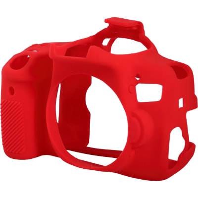 EASYCOVER SILICONE CAMERA CASE FOR CANON 750D-RED