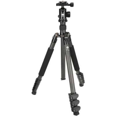 SIRUI ET-1204 CARBON FIBER TRIPOD WITH E-10 BALL HEAD, ET-1204+E10