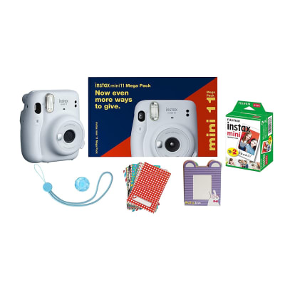 FUJIFILM INSTAX MINI 11 MEGA PACK (ICE WHITE) | Digital Cameras