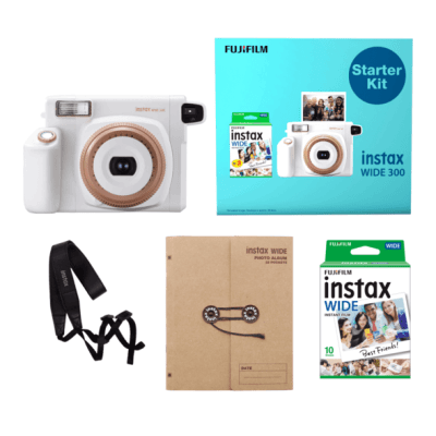 FUJIFILM INSTAX WIDE 300 STARTER KIT TOFFEE