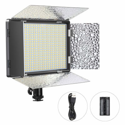 DIGITEK D520B COMBO LED PROFESSIONAL VIDEO LIGHT & NP-750 LI-ION BATTERY WITH MICRO USB CHARGING