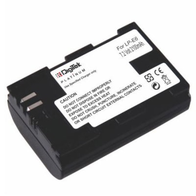 DIGITEK LPE6 BATTERY FOR CANON CAMERAS