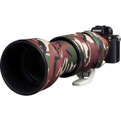 EASYCOVER LENS OAK NEOPRENE COVER FOR SONY FE 100-400MM F4.5-5.6 GM OSS LENS (BROWN CAMO)