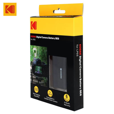 KODAK LPE6 BE6 7.4V 1800MAH 13.4WH DIGITAL CAMERA BATTERY