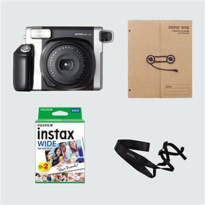 FUJIFILM INSTAX WIDE 300 STARTER KIT BLACK