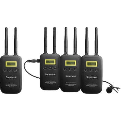 SARAMONIC VMICLINK5 3TX+RX (5.8GHZ DIGITAL WIRELESS MICROPHONE SYSTEM)