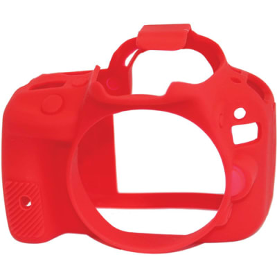 EASYCOVER SILICONE CAMERA CASE FOR CANON 100D RED | Camera Cases and Bags