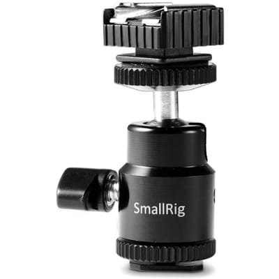 SMALLRIG 1639 MINI BALL HEAD WITH COLD SHOE
