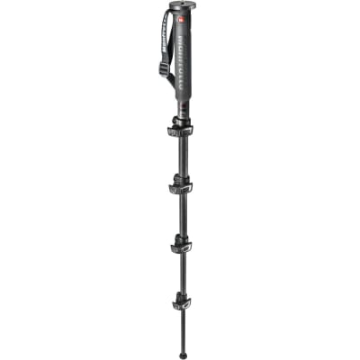 MANFROTTO MPMXPROC5 MANFROTTO XPRO 5-SECTION PHOTO MONOPOD, CARBON FIBRE WI