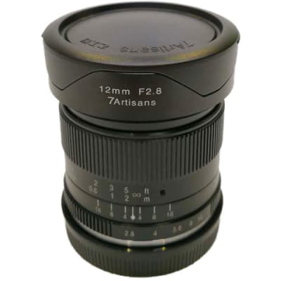 7 ARTISANS 12MM F2.8 FOR CANON EOS-M-MOUNT / APS-C BLACK