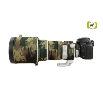 CAM-O-COAT COAT FOR CANON EF 300MM F/2.8L IS II USM MOTTLED WOOD GREEN (MWG)