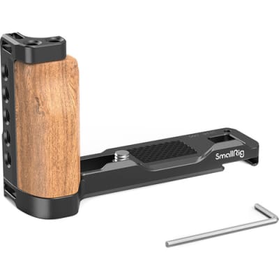 SMALLRIG 2936 L-SHAPE WOODEN GRIP WITH COLD SHOE FOR SONY ZV1 DIGITAL CAMERA