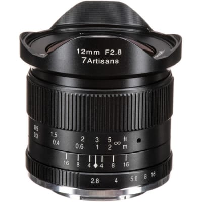 7 ARTISANS 12MM F2.8 FOR FUJI FX-MOUNT / APS-C BLACK