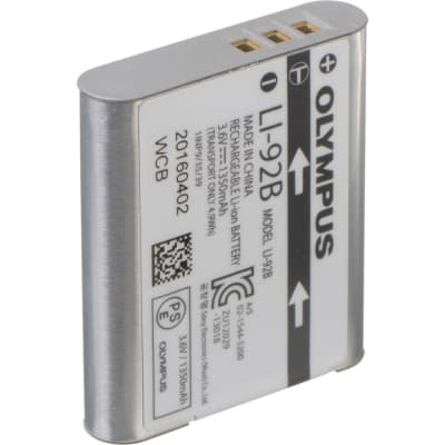 OLYMPUS LI-92B RECHARGEABLE LITHIUM-ION BATTERY (3.6V, 1350MAH)