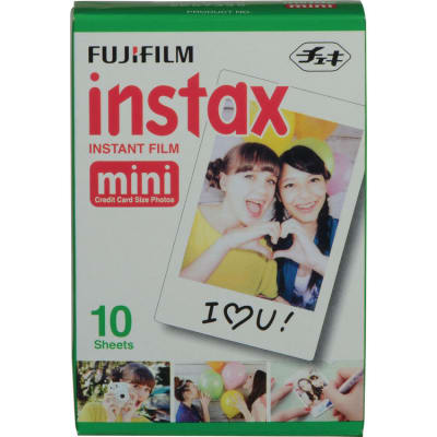 FUJIFILM INSTAX MINI SINGLE PACK 10 SHEETS INSTANT FILM FOR FUJI INSTANT CAMERAS