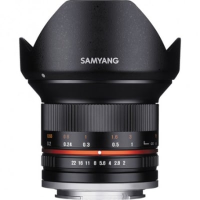 SAMYANG 12MM F/2.0 NCS CS LENS FOR CANON M Mount