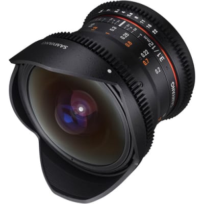 SAMYANG 12MM T/3.1 VDSLR ED AS NCS FISHEYE LENS FOR MFT