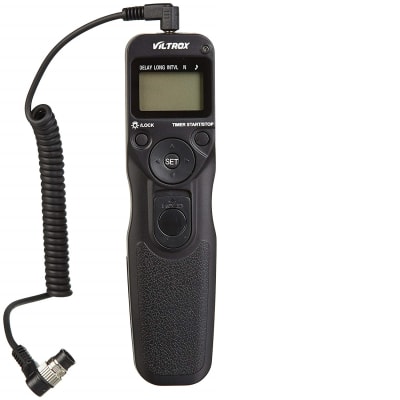 VILTROX DIGITAL TIMER REMOTE CONTROLLER -MC-N1,Nikon: D1, D2, D3, D4 series, D200, D300, D300s, D700, D800, D800E