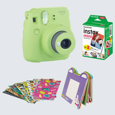 FUJIFILM MINI 9 BUNDLE PACK LIME GREEN