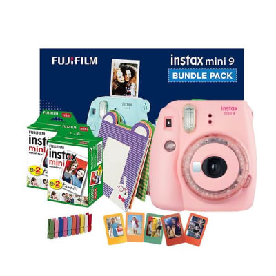 FUJIFILM INSTAX MINI 9 BUNDLE PACK FLAMINGO PINK