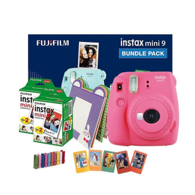 FUJIFILM INSTAX MINI 9 BUNDLE PACK PINK