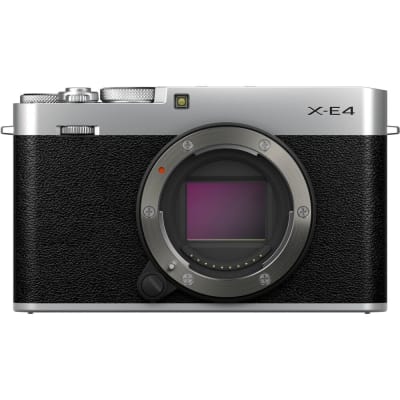 FUJIFILM X-E4 MIRRORLESS DIGITAL CAMERA (BODY ONLY, SILVER)