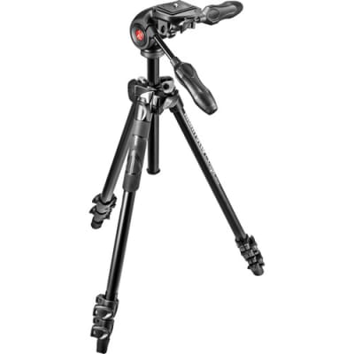 MANFROTT0- MK290LTA3-3W - 290 LIGHT KIT- ALU 3 SEC. TRIPOD WITH FOLDABLE 3W HEAD