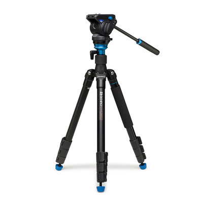 BENRO A2883FS4 AERO4 TRAVEL ANGEL VIDEO TRIPOD KIT (BLACK)