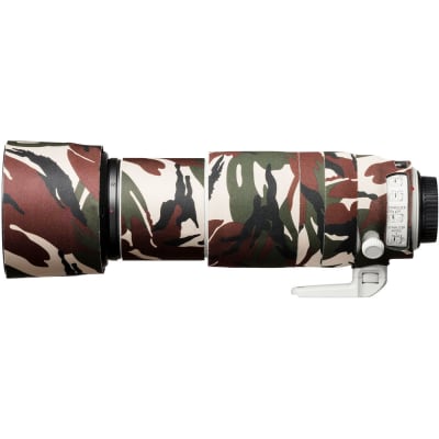 EASYCOVER LENS OAK NEOPRENE COVER FOR CANON EF 100-400MM F/4.5-5.6L IS II USM V2 (GREEN CAMOUFLAGE)