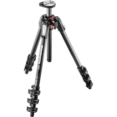 MANFROTTO MT190CXPRO4 190 CARBON FIBER TRIPOD 4-S HORIZ. COL (NEW)