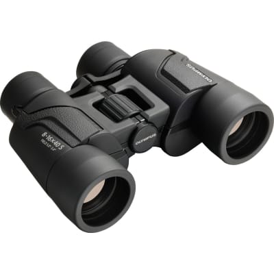 OLYMPUS 8-16X40 EXPLORER S ZOOM BINOCULARS (BLACK)