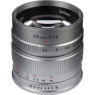 7 ARTISANS 55MM F1.4 SONY SILVER (E MOUNT)