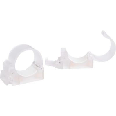 NANLITE PAVOTUBE TRANSPARENT POLYCARBONATE CLIP WITH TWO 1/4